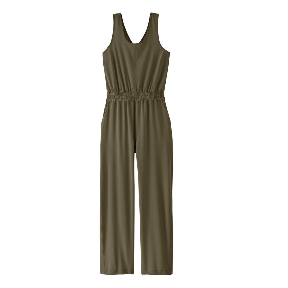 Patagonia Womens Fleetwith Jumpsuit Basin Green Olive 56995 SP22 Small